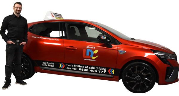 Stuart Richardson's driving school car